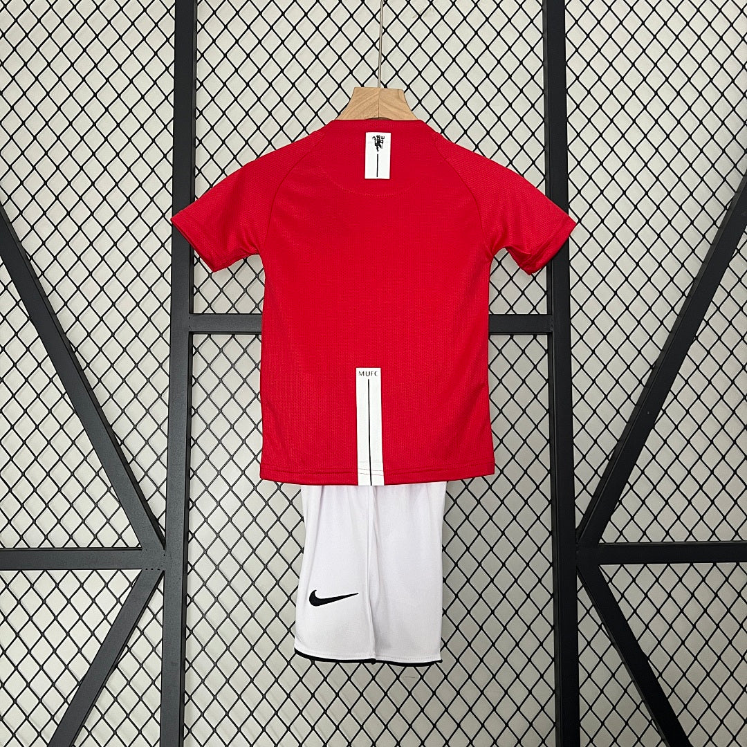 Kit Manchester United Principal Criança 07/08 (Champions)