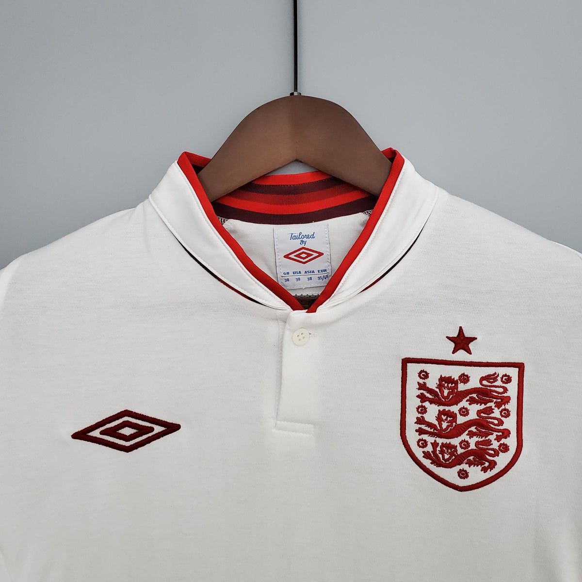 Camisola Inglaterra Principal 12/13 Retro