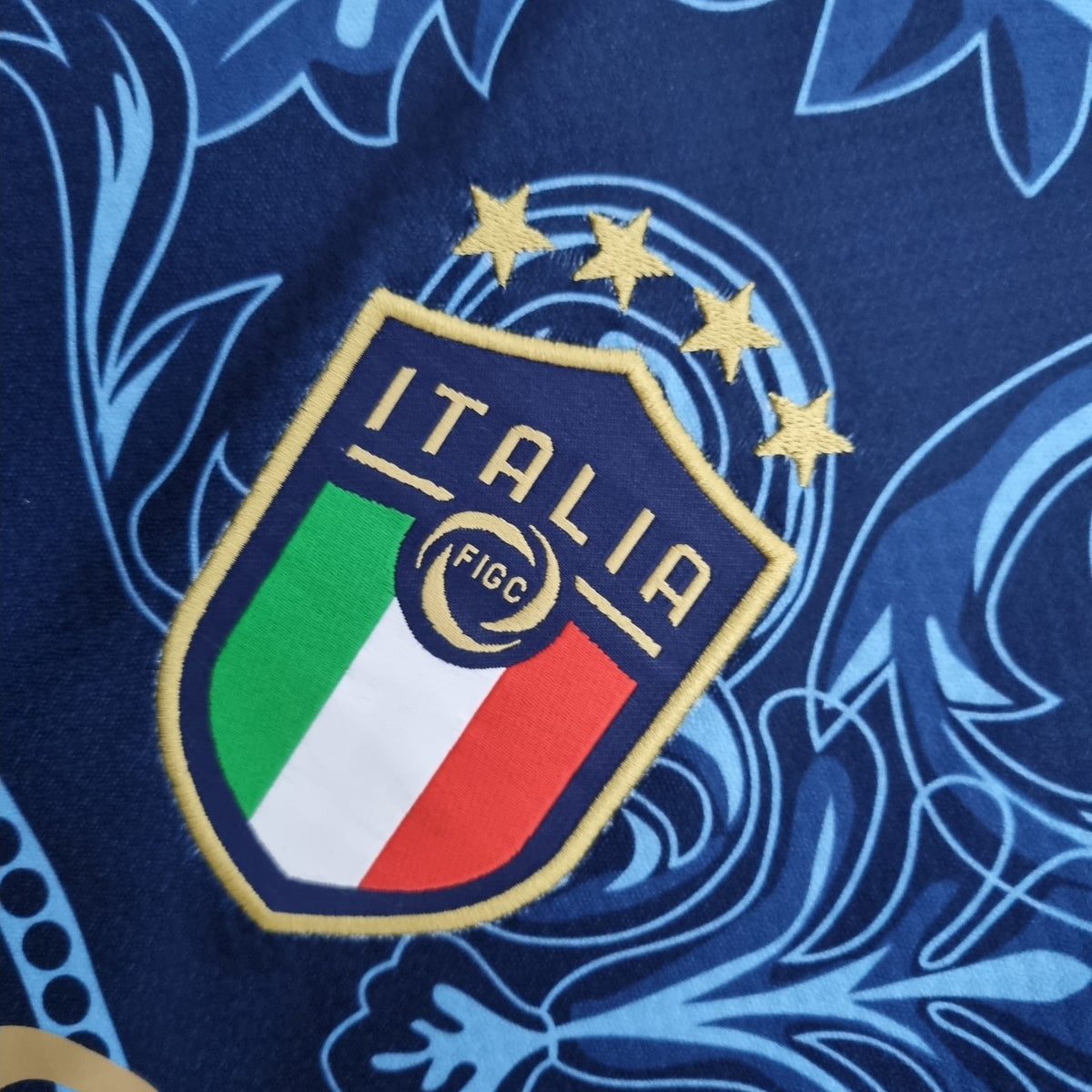 Camisola Itália x Versace Edição Especial Azul 22/23 Retro