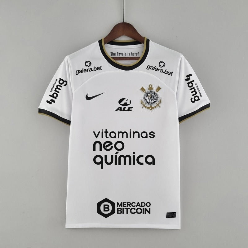 Camisola Corinthians Principal Todos os Patrocinadores 22/23 Retro