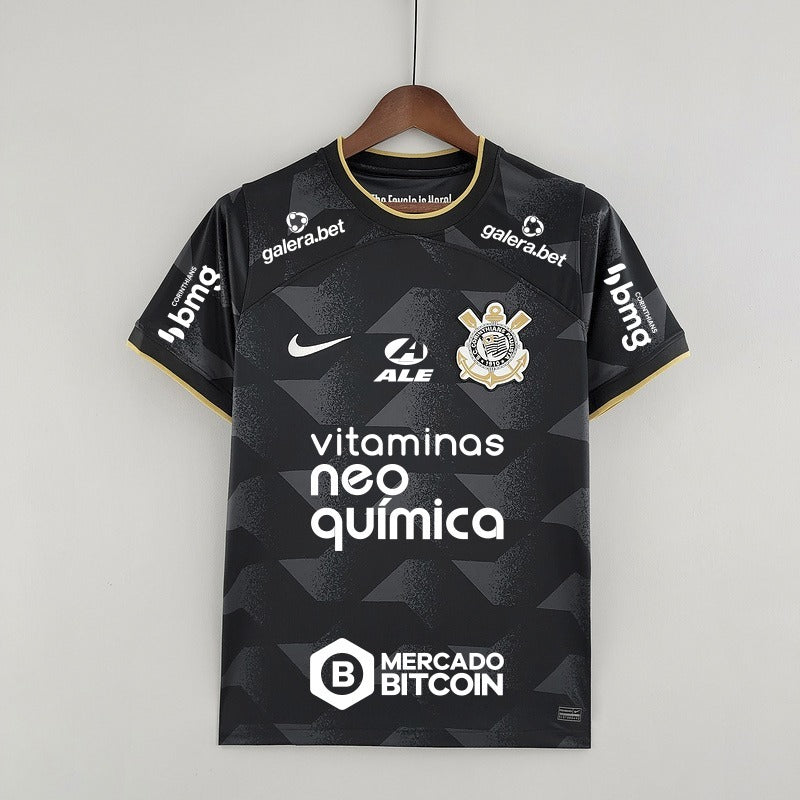 Camisola Corinthians Alternativa Todos os Patrocinadores 22/23 Retro