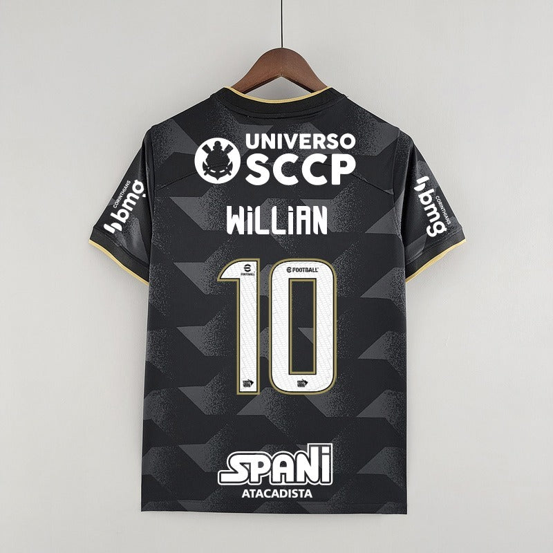 Camisola Corinthians Alternativa Todos os Patrocinadores 22/23 Retro