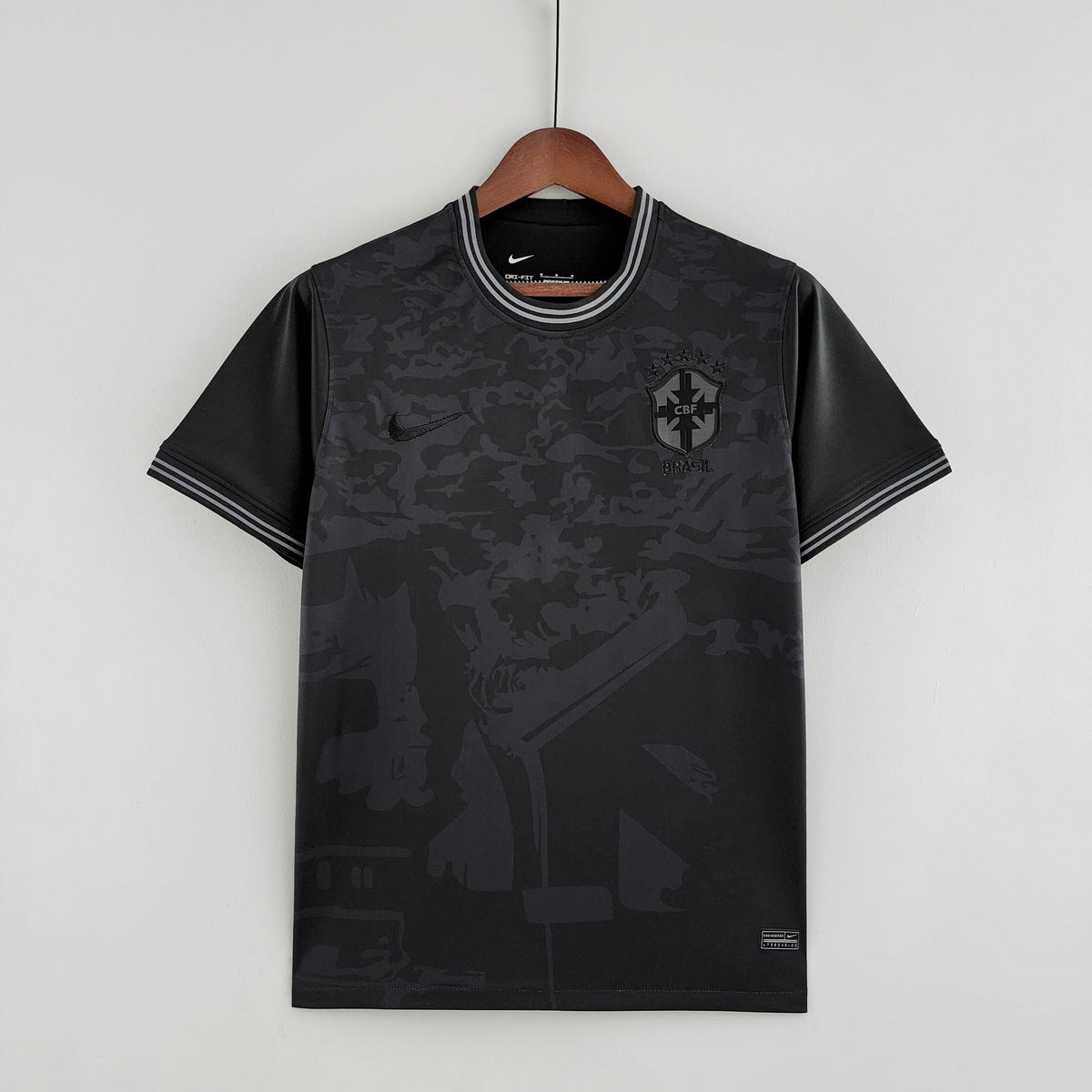 Camisola Brasil Edição Especial Toda Preta 22/23 Retro