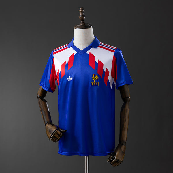 Camisola França Principal 88/90 Retro