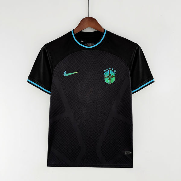 Camisola Brasil Edição Especial Conceito Preta 22/23 Retro