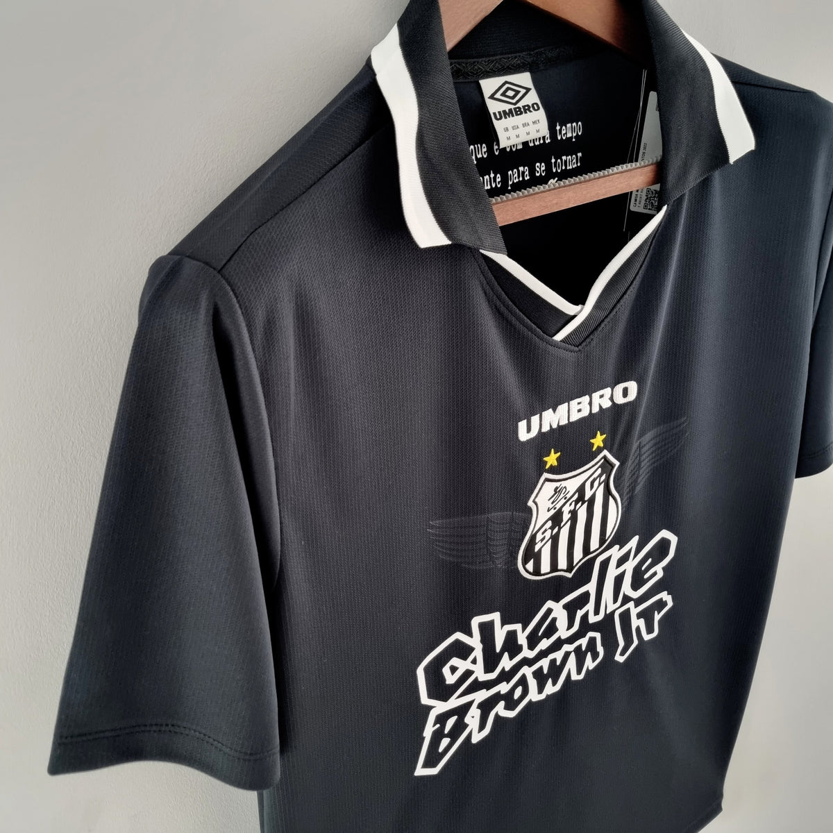 Camisola Santos Edição Especial Dias de Glória Preta 22/23 Retro