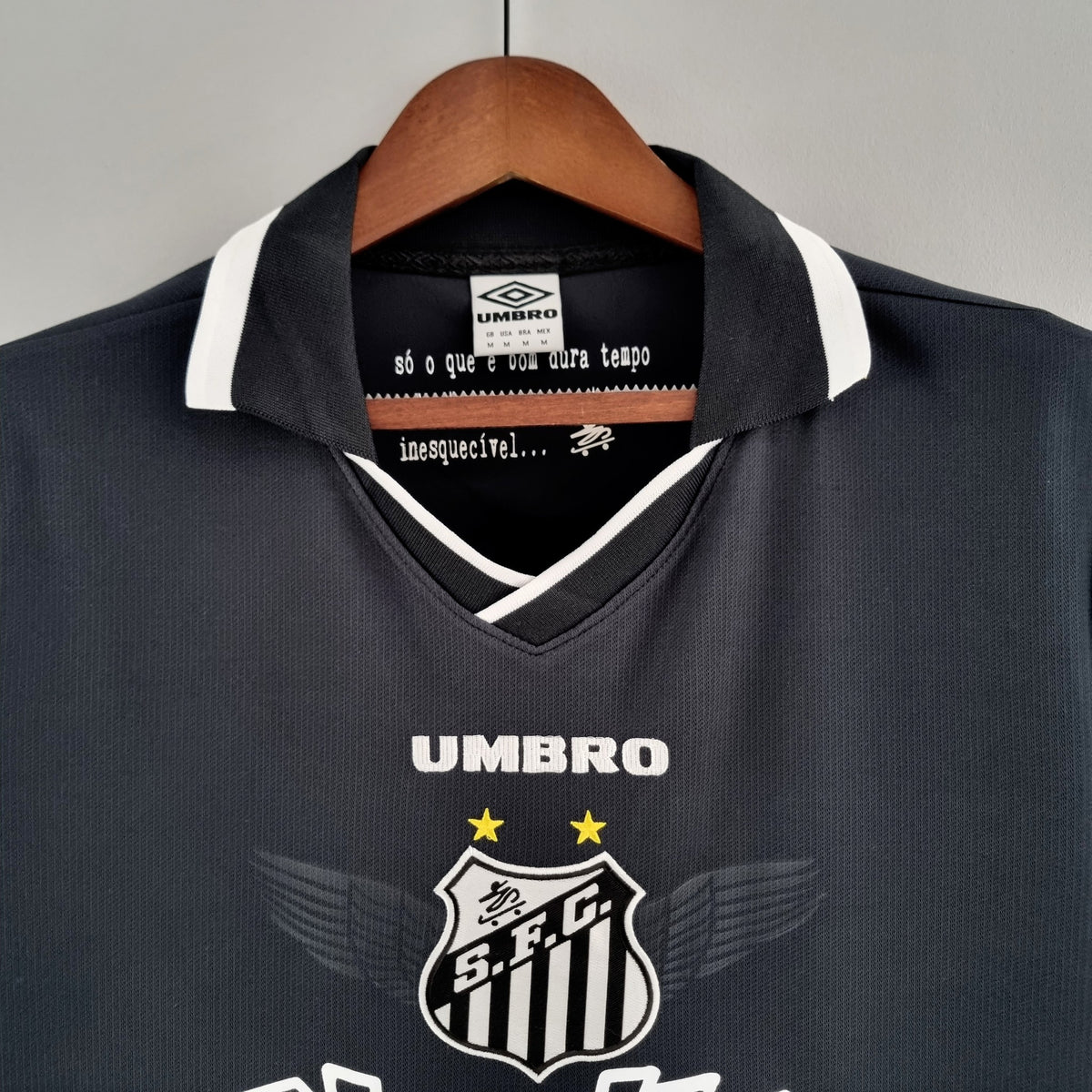 Camisola Santos Edição Especial Dias de Glória Preta 22/23 Retro