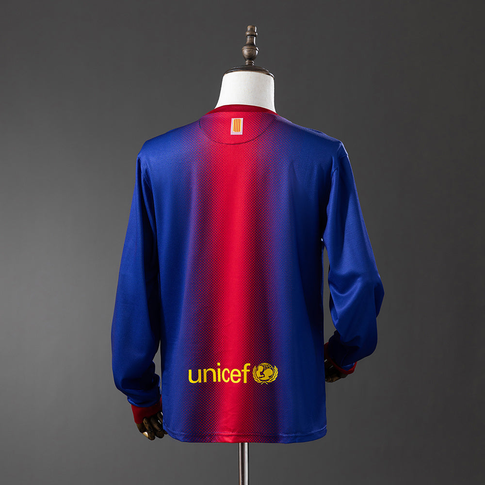 Camisola Barcelona Principal 12/13 Retro - Manga Comprida