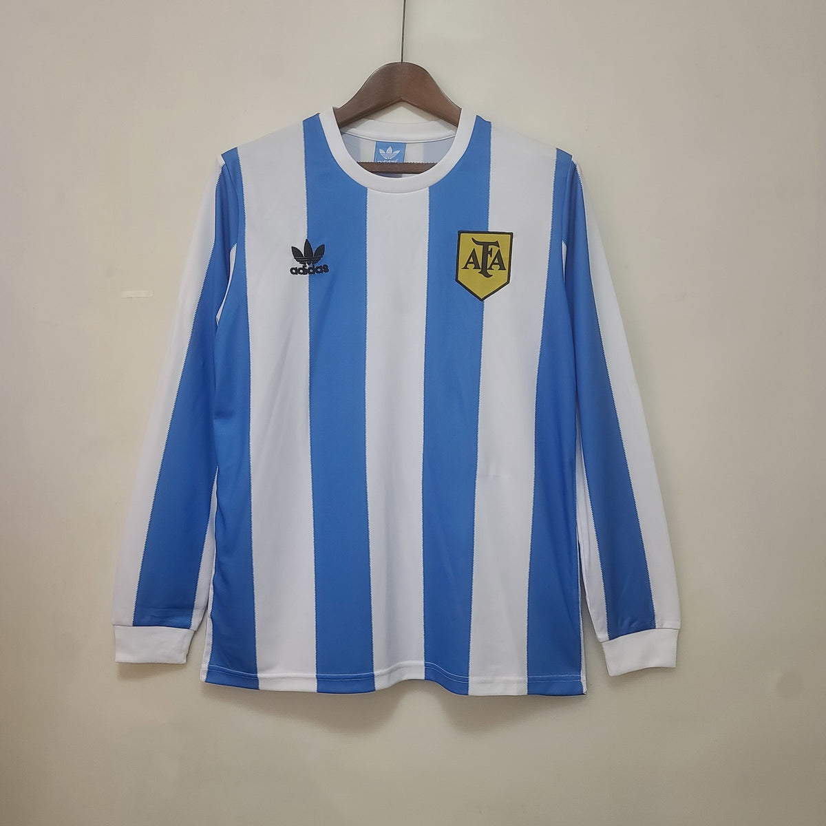 Camisola Argentina Principal 78/79 Retro - Manga Comprida