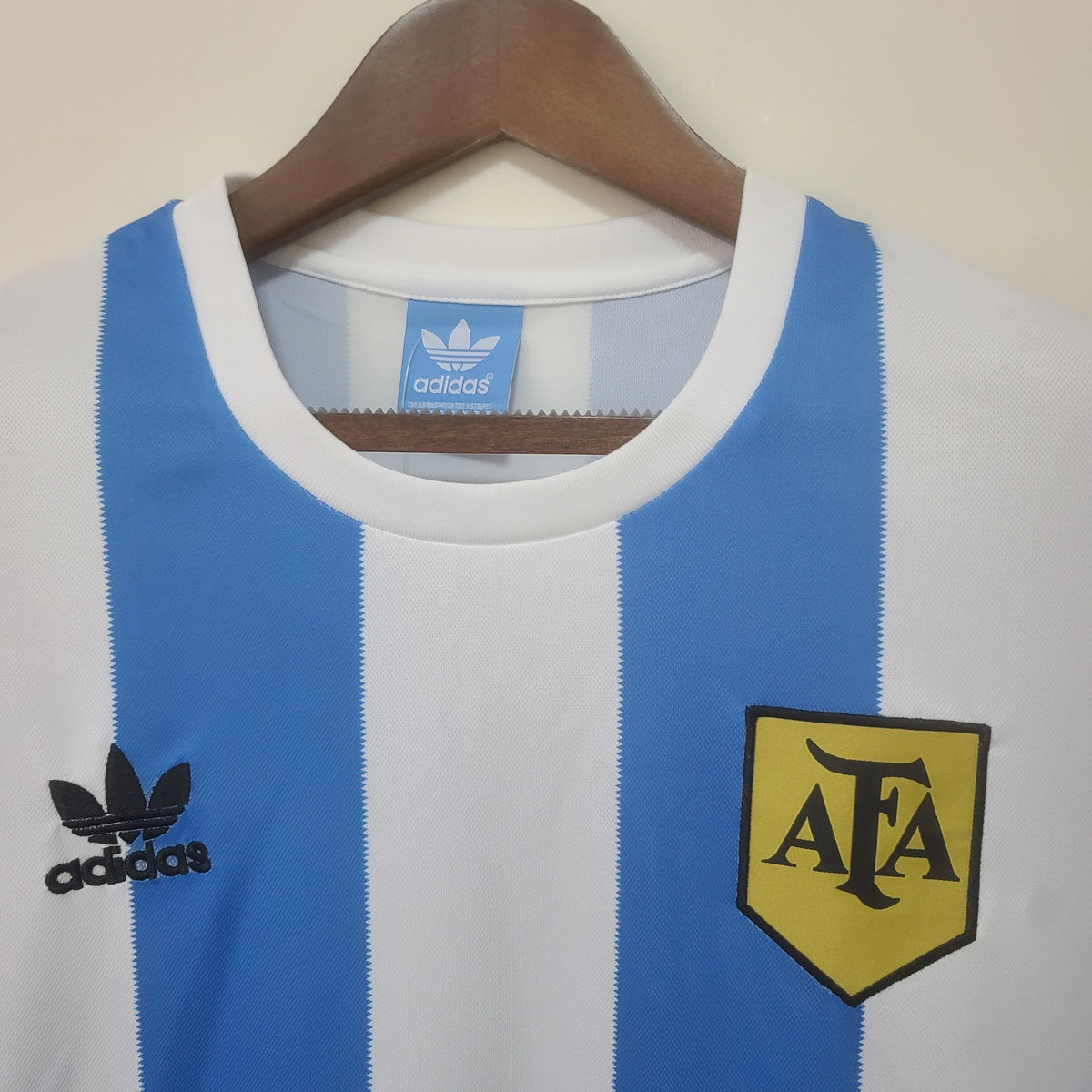 Camisola Argentina Principal 78/79 Retro - Manga Comprida