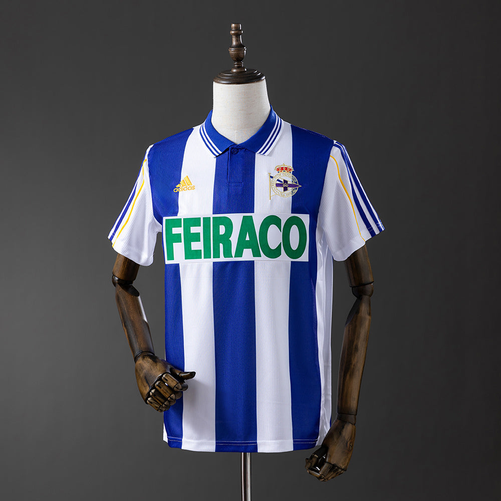 Camisola Deportivo da Corunha Principal 99/00 Retro