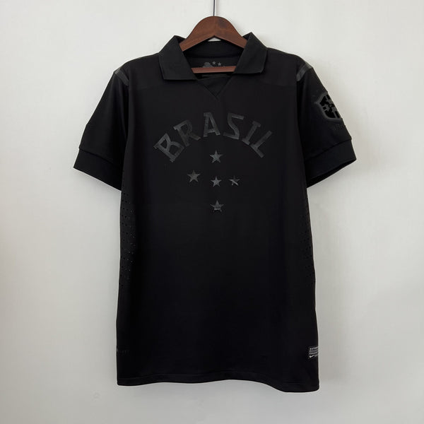 Camisola Brasil Preta 13/14 Retro