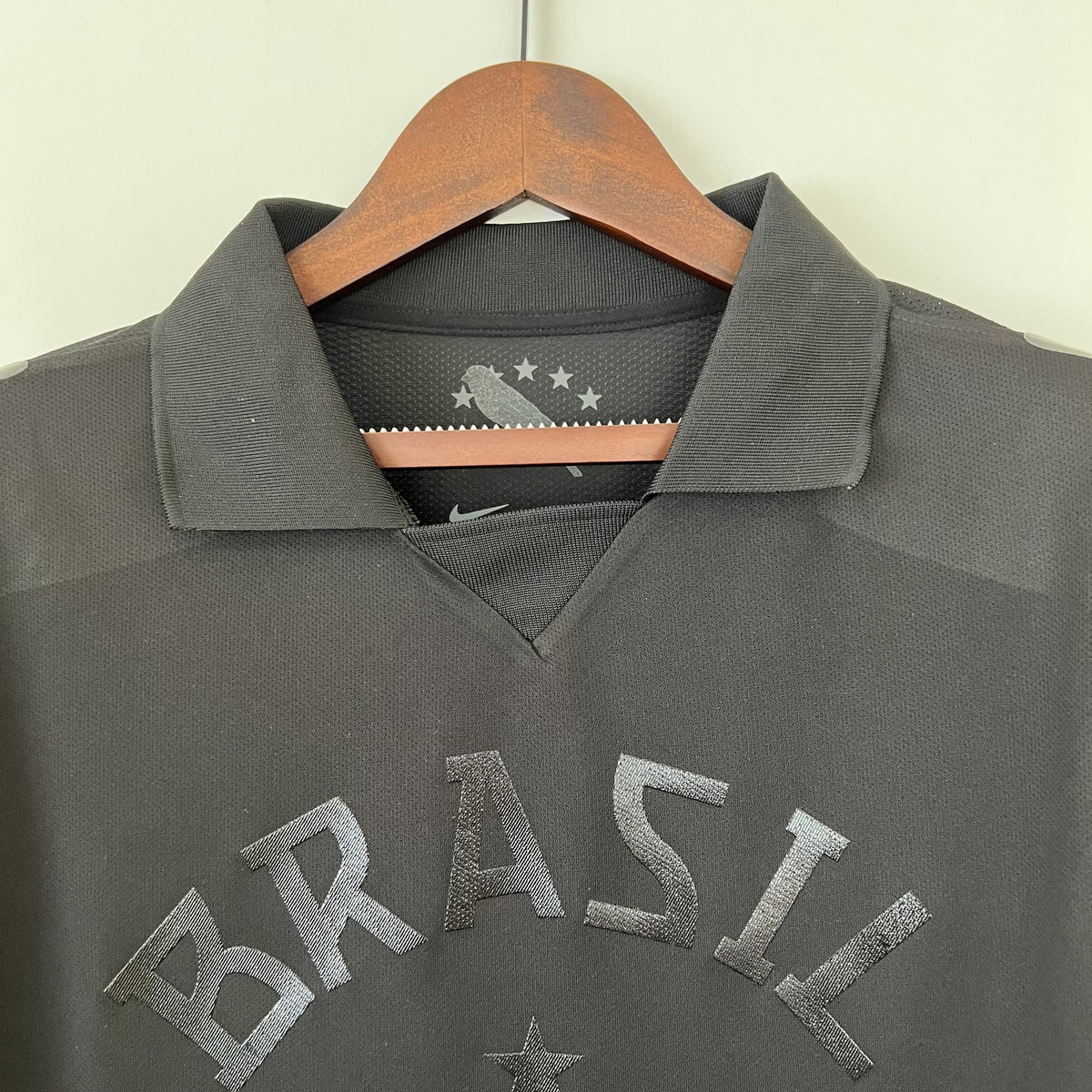 Camisola Brasil Preta 13/14 Retro