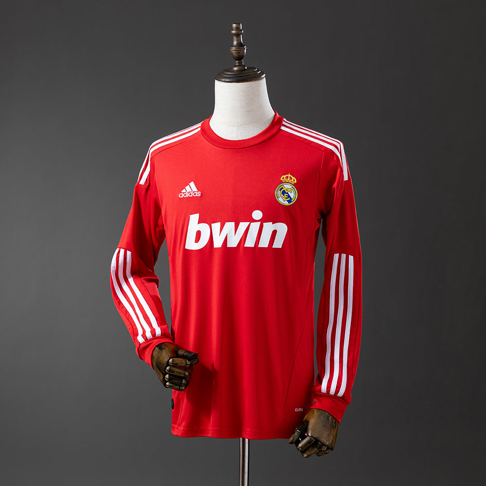 Camisola Real Madrid Terceira 11/12 Retro - Manga Comprida