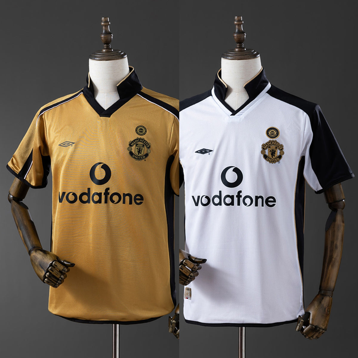 Camisola Manchester United Edição Especial 100 Anos 01/02 Retro