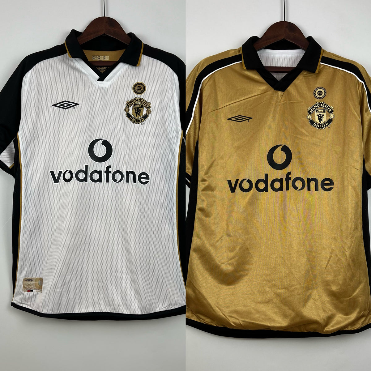 Camisola Manchester United Edição Especial 100 Anos 01/02 Retro