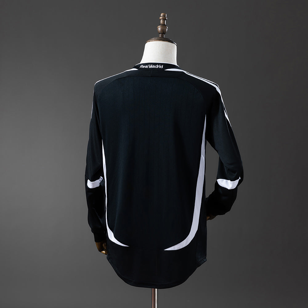 Camisola Real Madrid Terceira 06/07 Retro - Manga Comprida