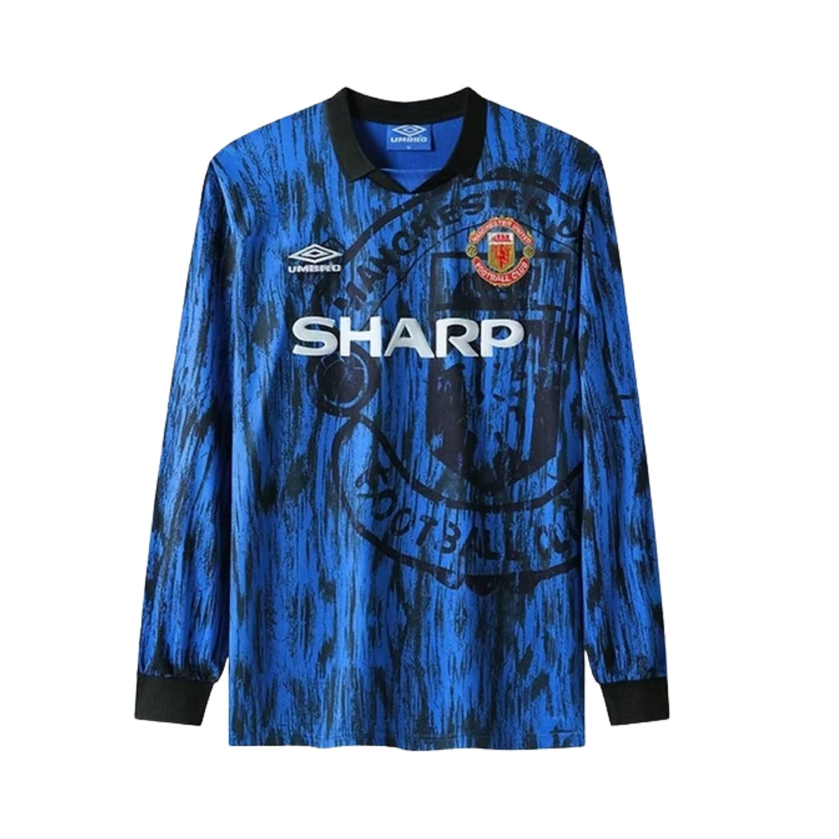 Camisola Manchester United Alternativa 92/93 - Manga Comprida