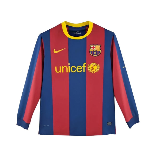 Camisola Barcelona Principal 10/11 - Manga Comprida