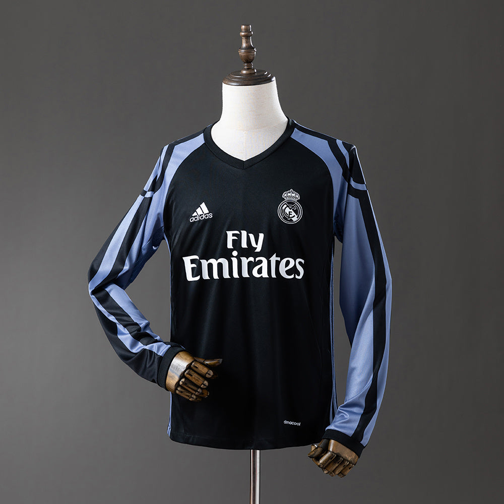 Camisola Real Madrid Terceira 16/17 Retro - Manga Comprida