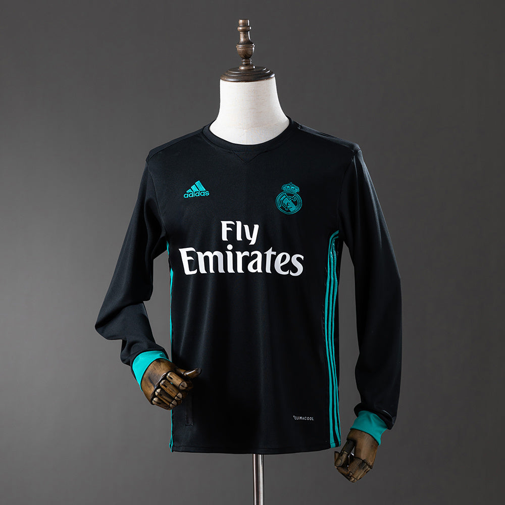 Camisola Real Madrid Alternativa 17/18 Retro - Manga Comprida