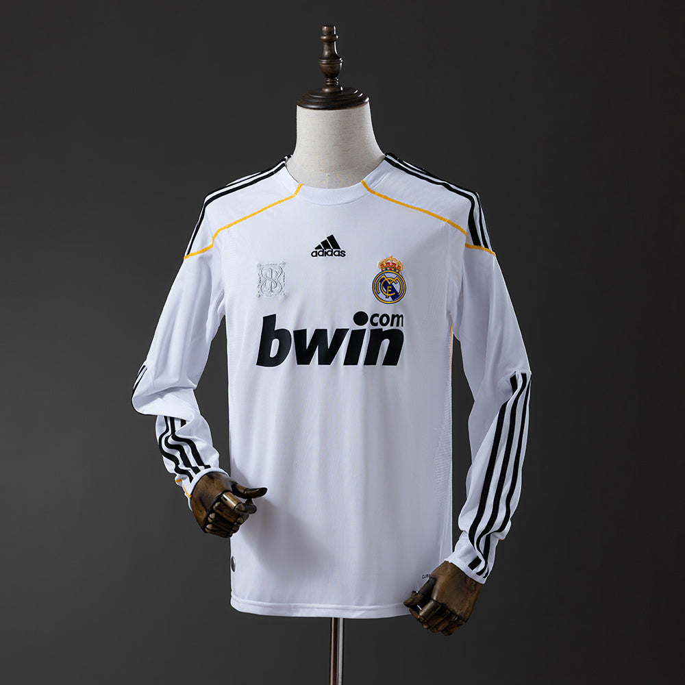 Camisola Real Madrid Principal 09/10 Retro - Manga Comprida