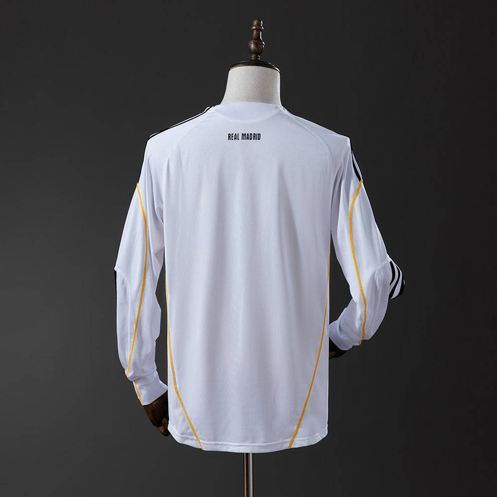 Camisola Real Madrid Principal 09/10 Retro - Manga Comprida