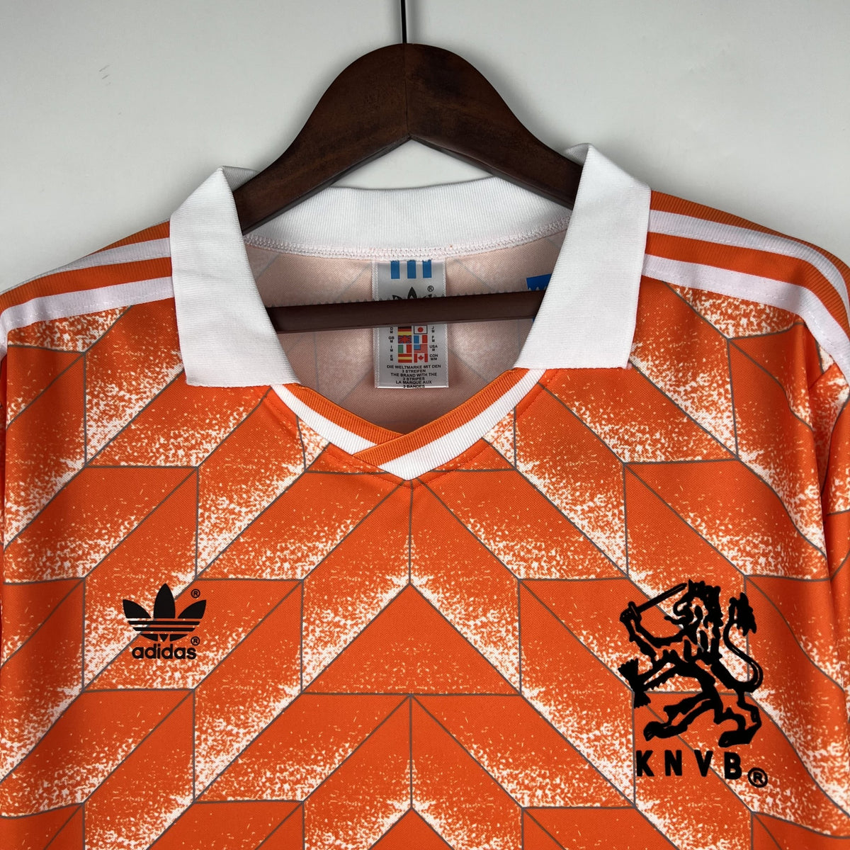 Camisola Holanda Principal 88/89 Retro - Manga Comprida