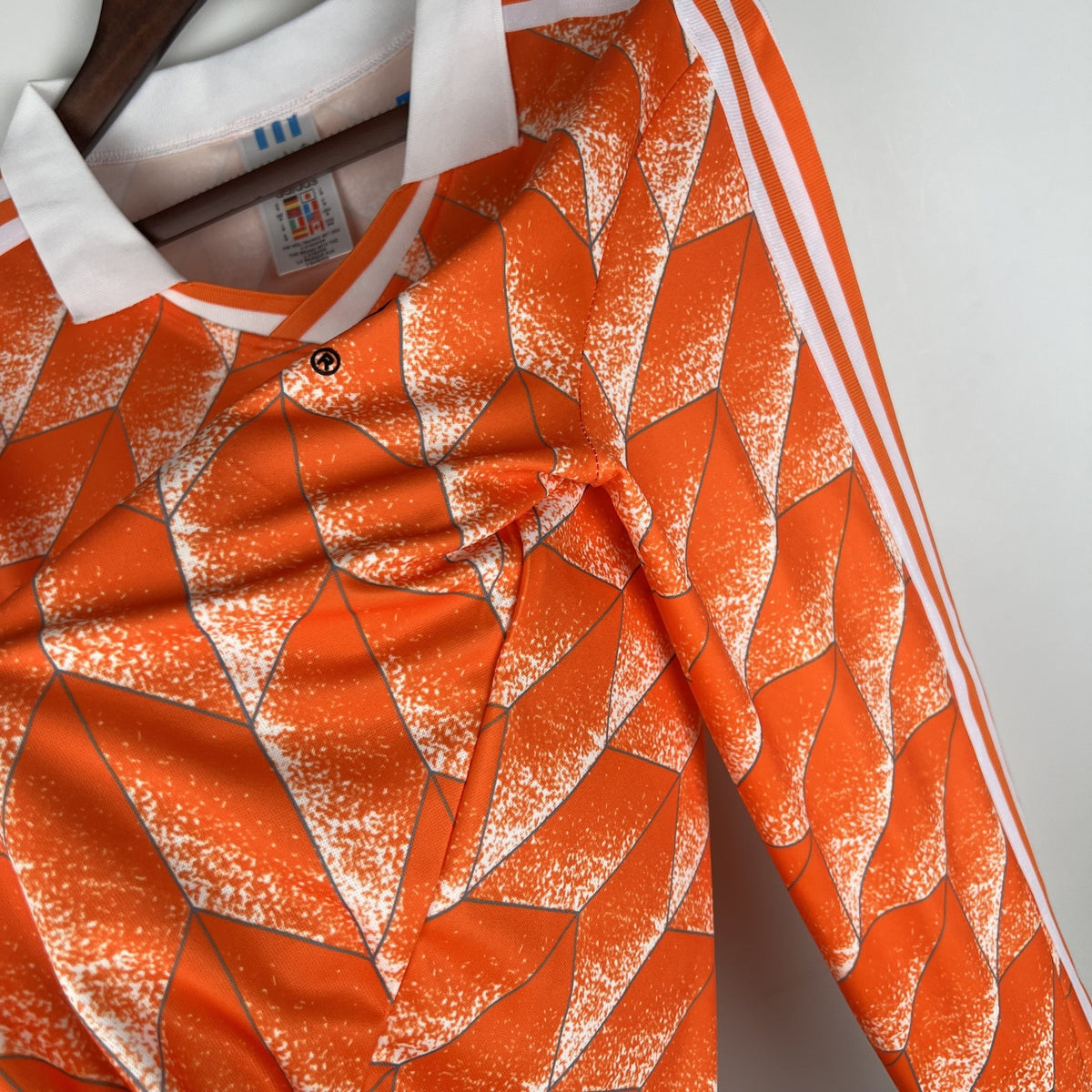 Camisola Holanda Principal 88/89 Retro - Manga Comprida