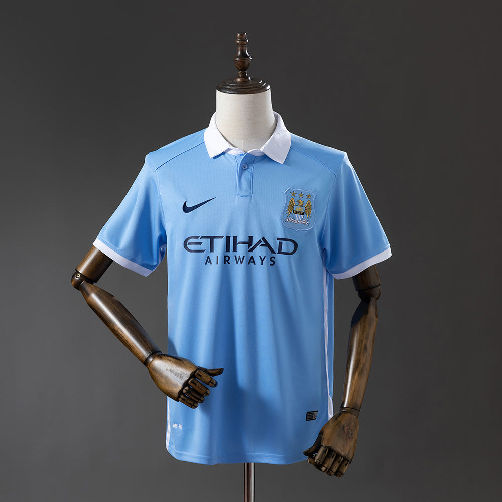 Camisola Manchester City Principal 15/16 Retro