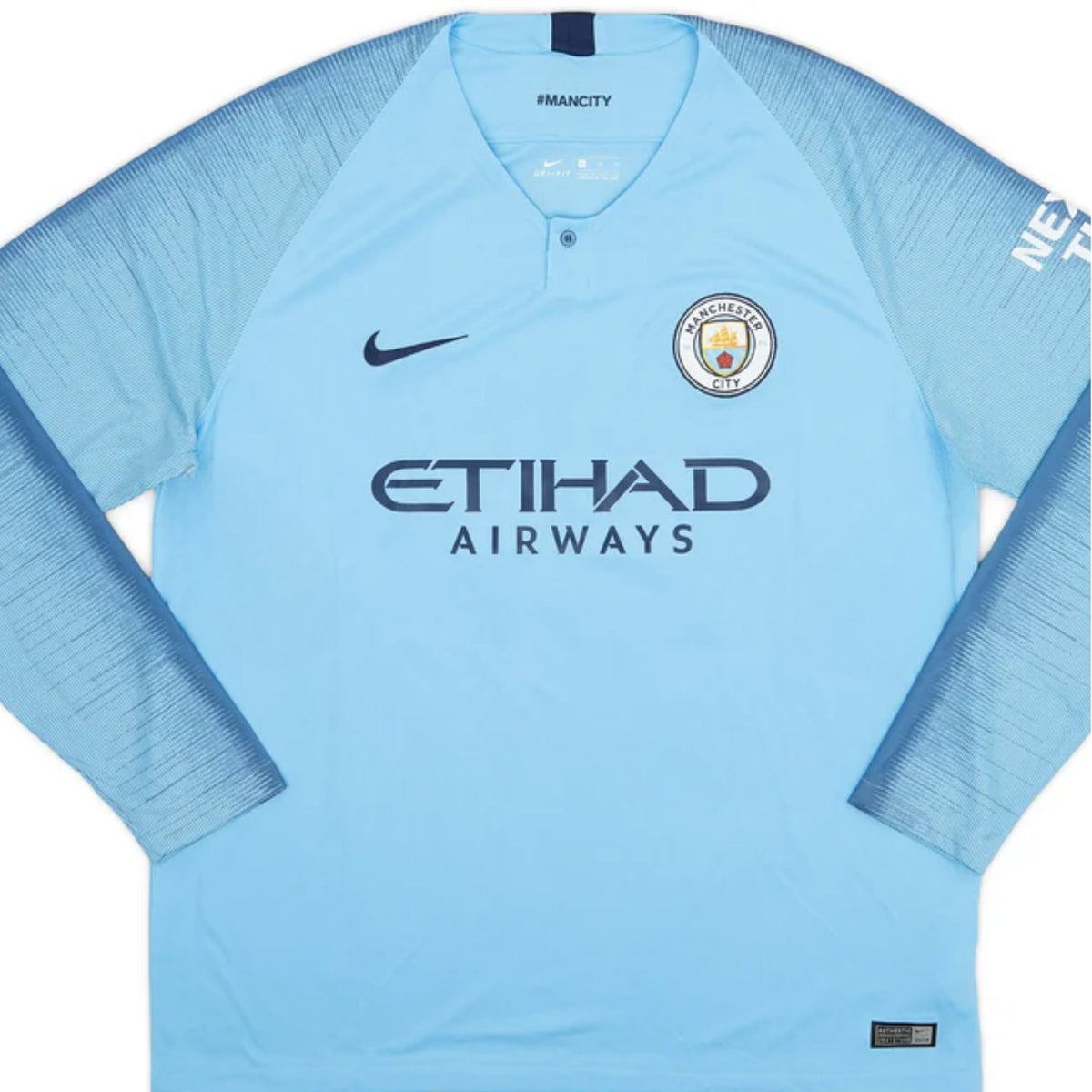 Camisola Manchester City Principal 18/19 - Manga Comprida