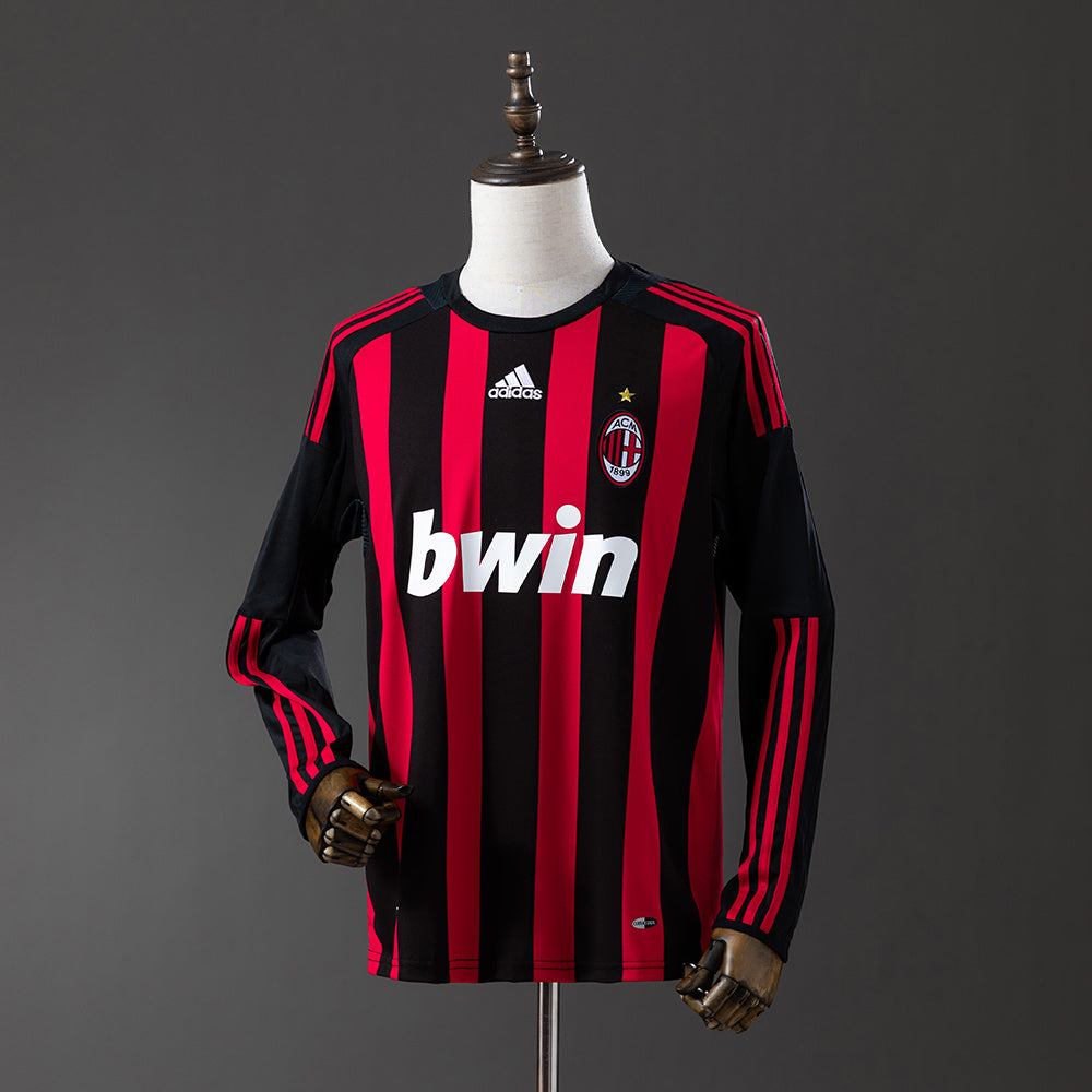 Camisola AC Milan Principal 08/09 Retro - Manga Comprida