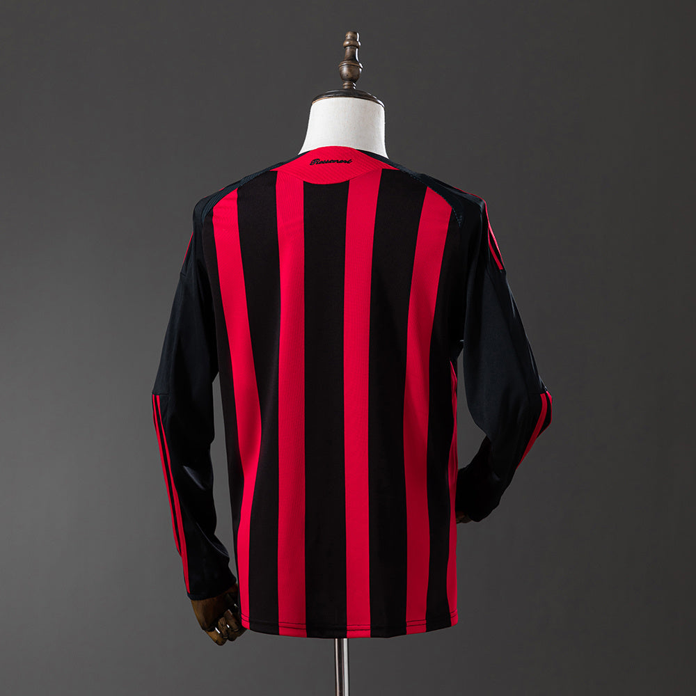 Camisola AC Milan Principal 08/09 Retro - Manga Comprida