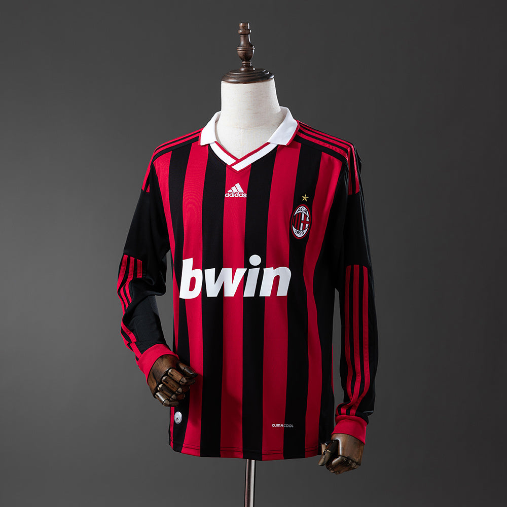Camisola AC Milan Principal 09/10 Retro - Manga Comprida