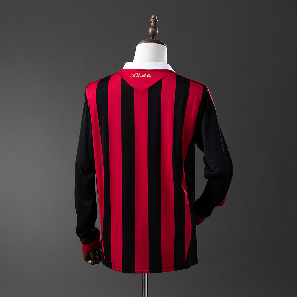Camisola AC Milan Principal 09/10 Retro - Manga Comprida