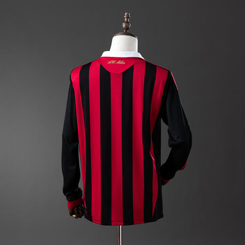 Camisola AC Milan Principal 09/10 Retro - Manga Comprida