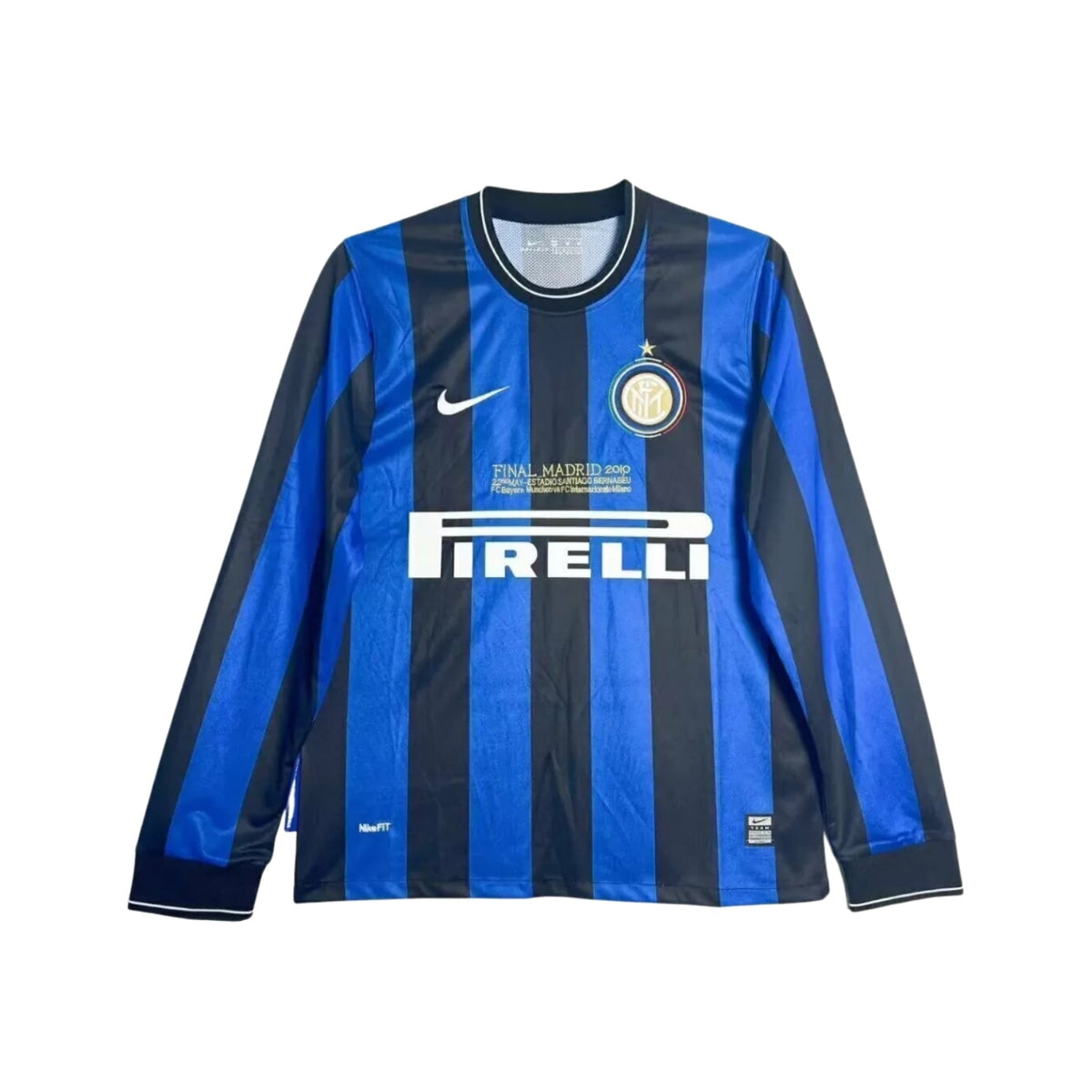 Camisola Inter Milan Principal 09/10 - Manga Comprida - Liga dos Campeões