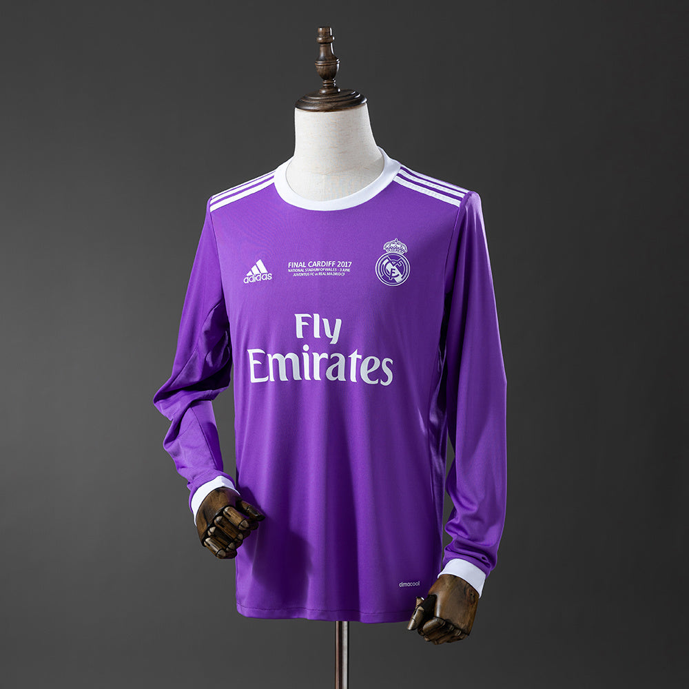 Camisola Real Madrid Alternativa 16/17 Retro - Manga Comprida