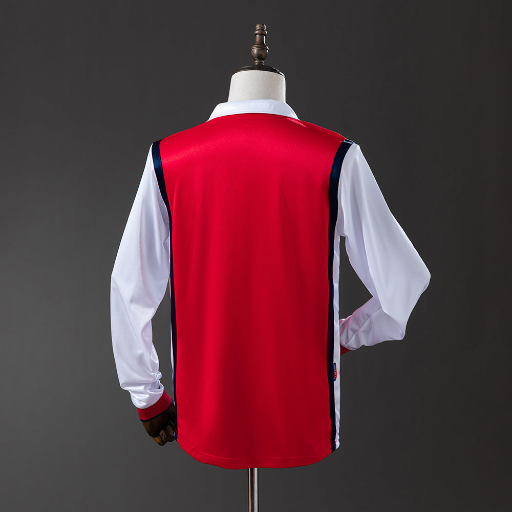 Camisola Arsenal Principal 98/99 Retro - Manga Comprida