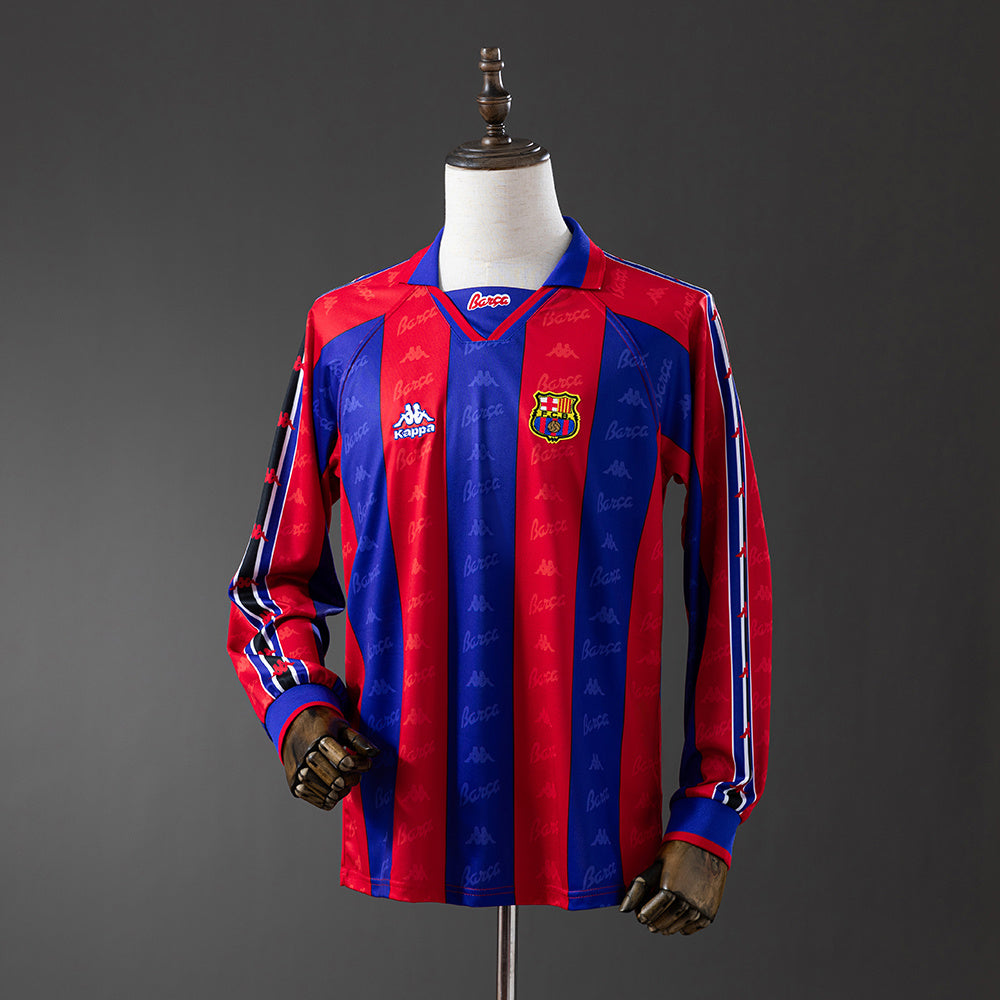 Camisola Barcelona Principal 96/97 Retro - Manga Comprida