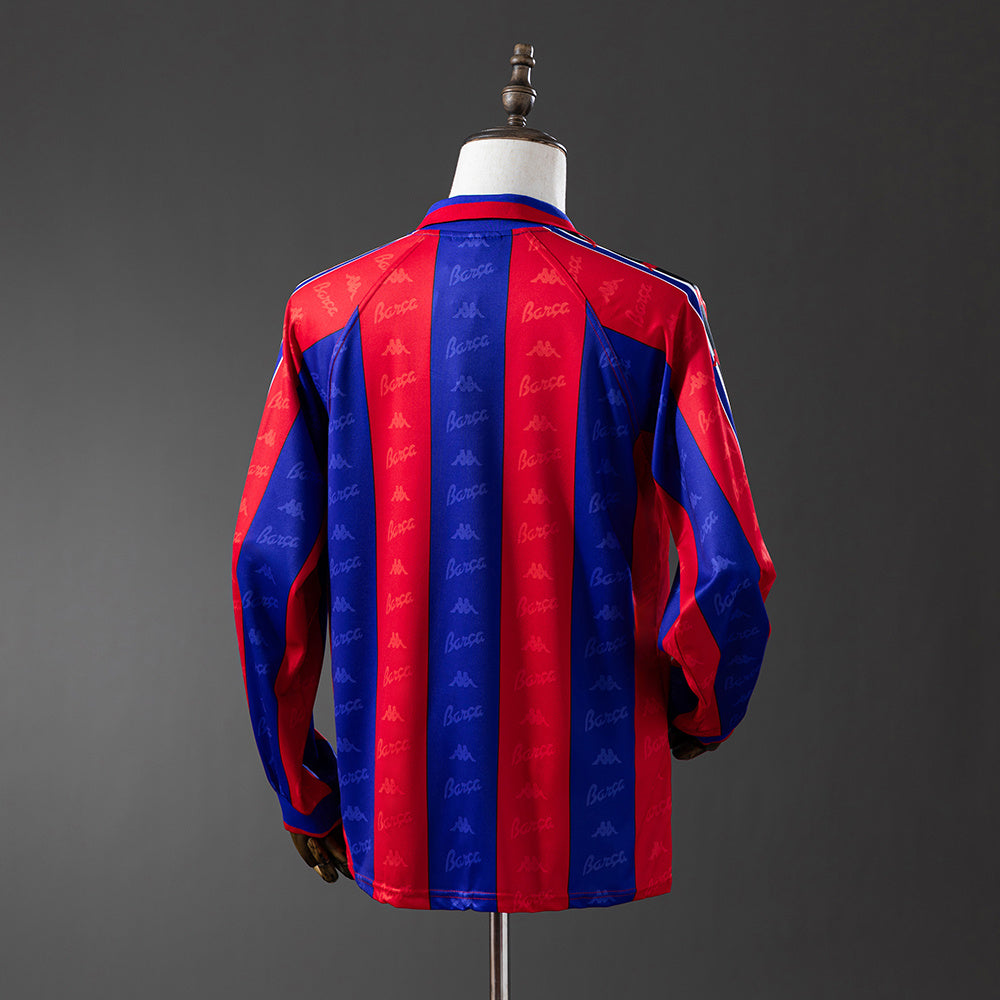 Camisola Barcelona Principal 96/97 Retro - Manga Comprida