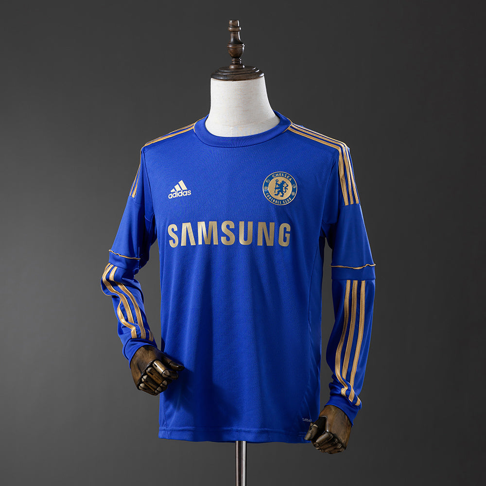 Camisola Chelsea Principal 12/13 Retro - Manga Comprida