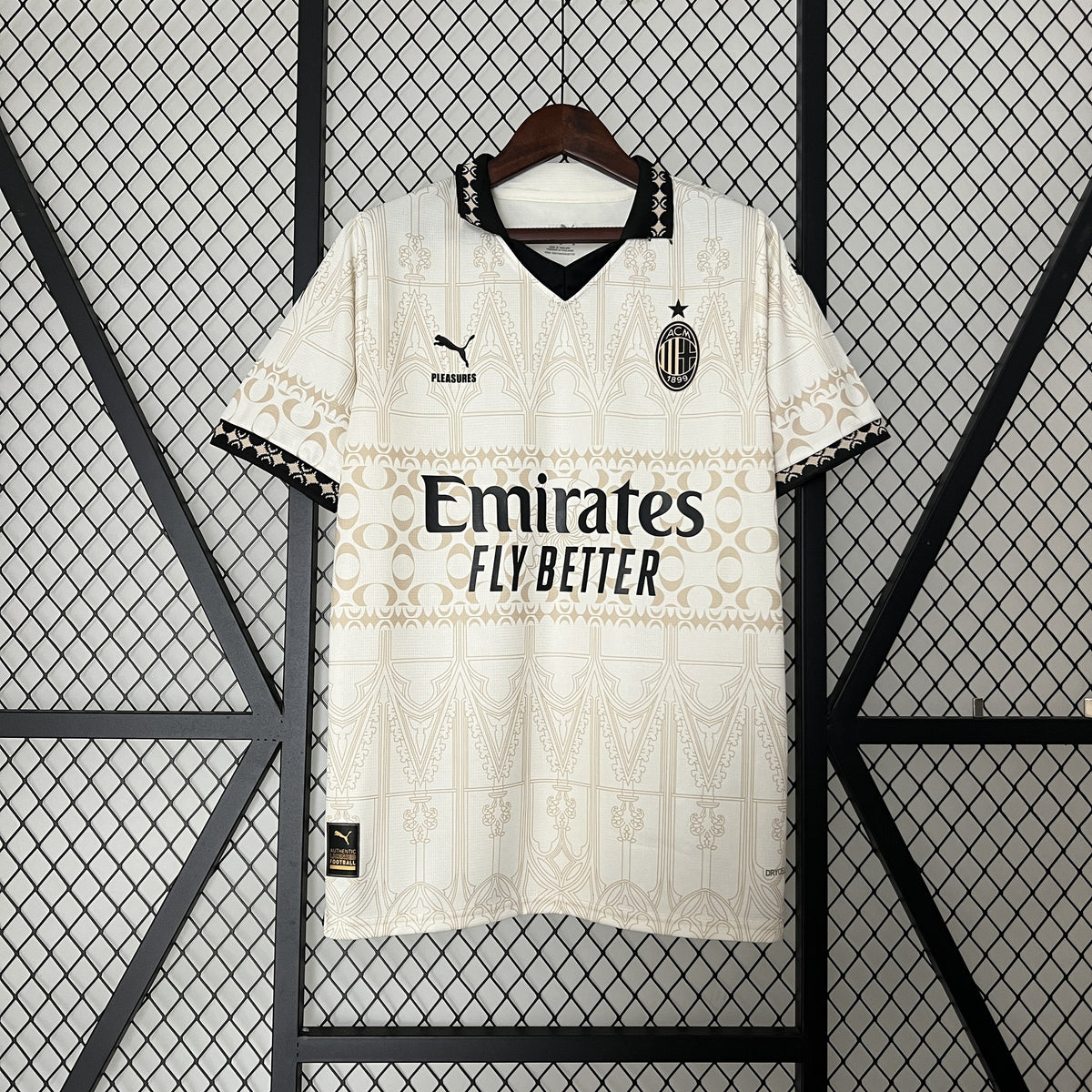 Camisola AC Milan Bege 23/24 Retro