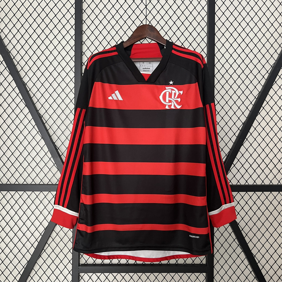 Camisola Flamengo Principal 24/25 - Manga Comprida