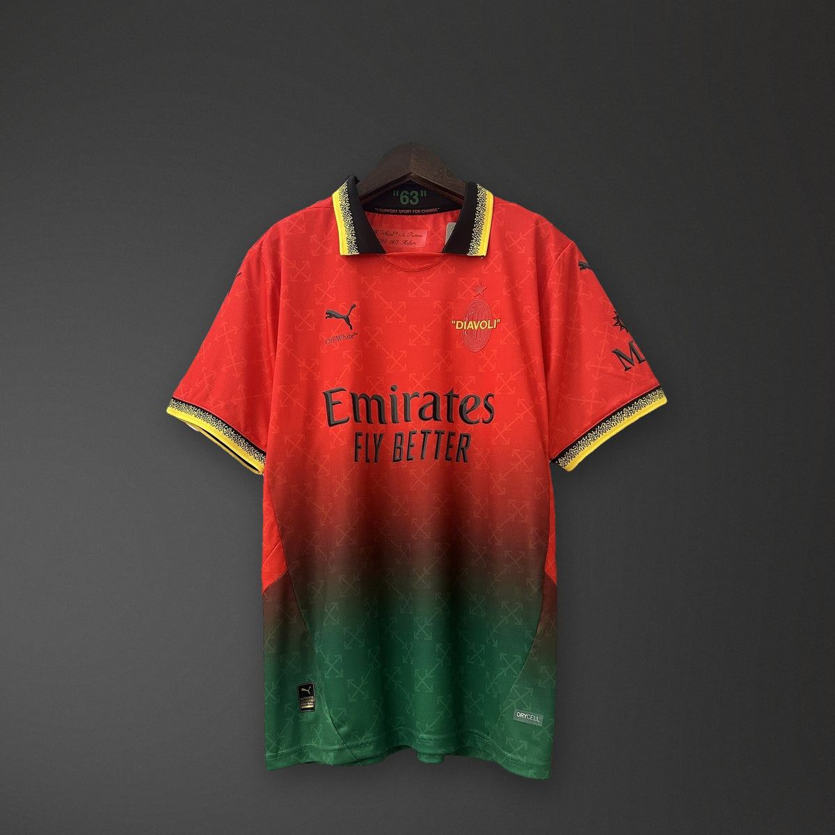 Camisola AC Milan Edição Especial Colaboração 25/26 (Modelo 2)