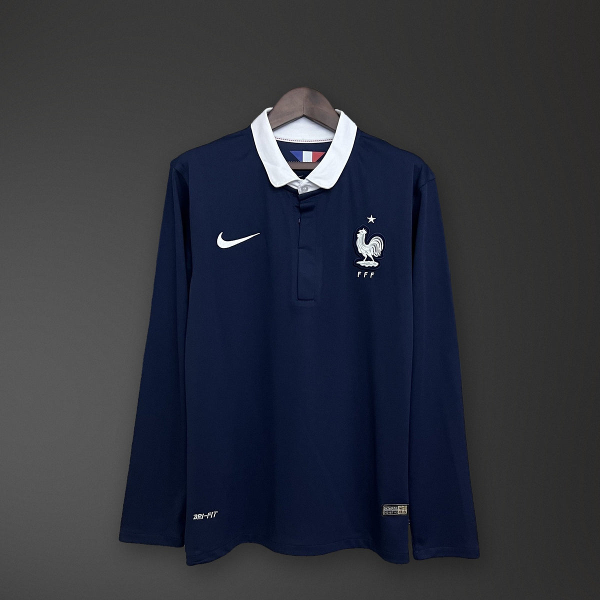 Camisola França Principal 14/15 Retro - Manga Comprida