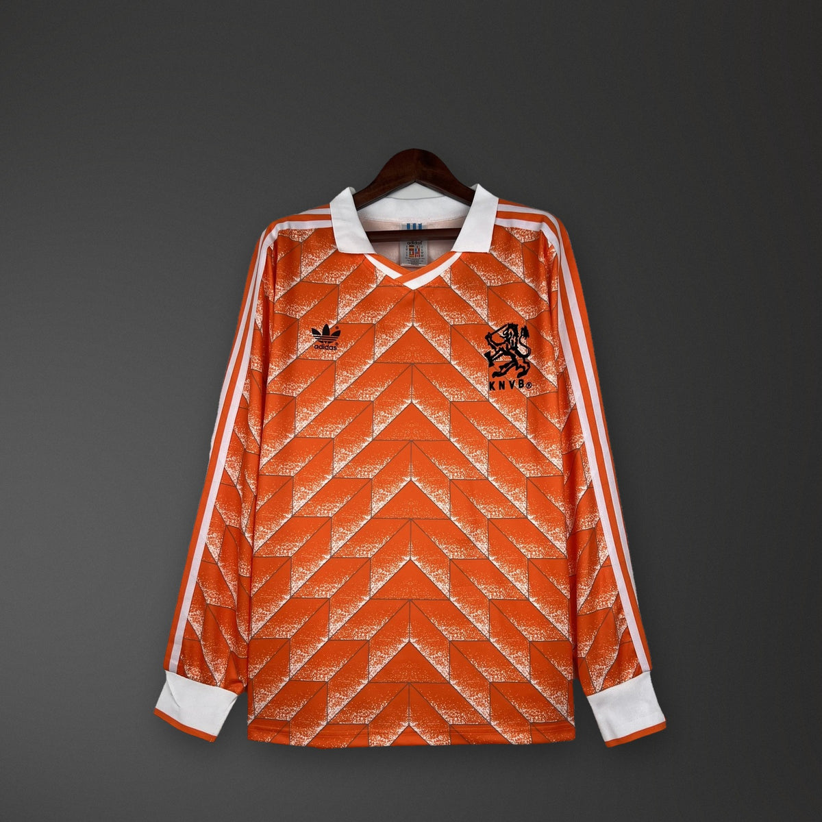 Camisola Holanda Principal 88/89 Retro - Manga Comprida
