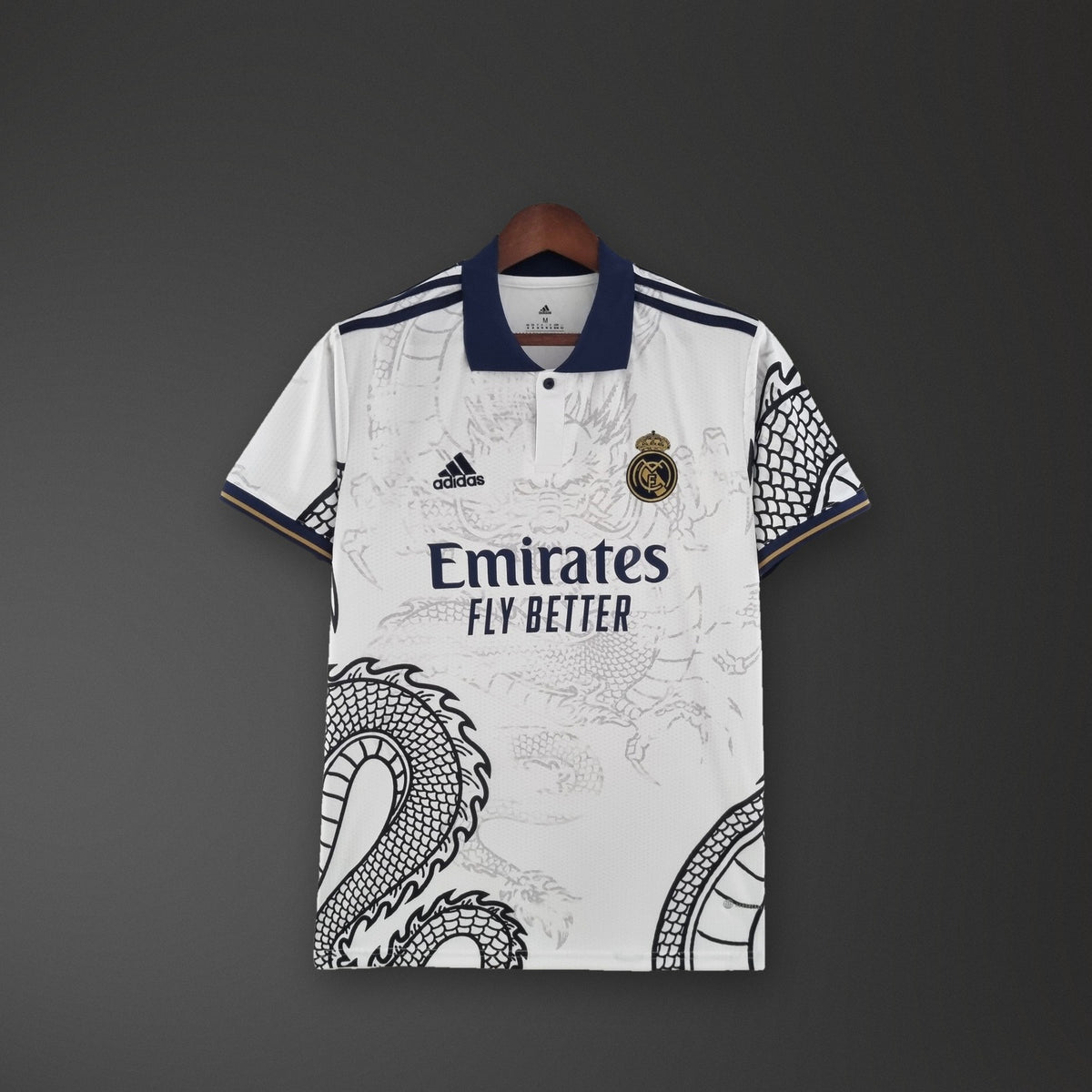 Camisola Real Madrid Edição Especial Dragão Chinês Branca 22/23 Retro
