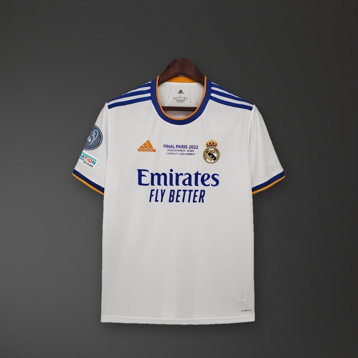 Camisola Real Madrid Principal Edição Especial Final 21/22 Retro