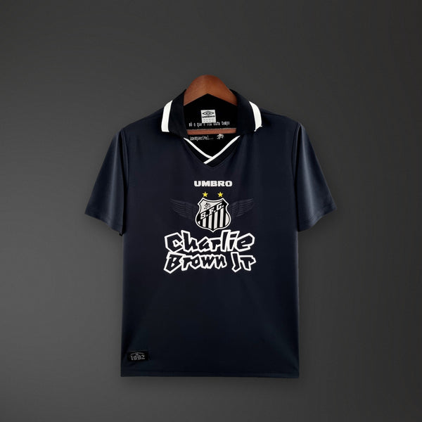 Camisola Santos Edição Especial Dias de Glória Preta 22/23 Retro